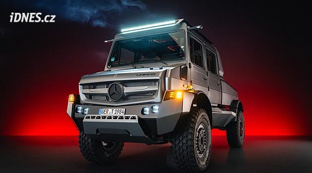 Vyšperkovaný dříč Unimog vypadá jako omyl v konfigurátoru. A šejkové zpozorněli Vyšperkovaný dříč Unimog vypadá jako omyl v konfigurátoru. A šejkové zpozorněli